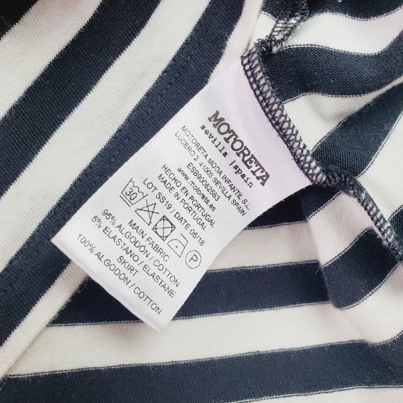 Motoreta Dan Striped Girls Shirts, Sz 12/13 - Picture 9 of 9